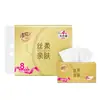 Papel de Seda Qingfeng Gold Pack 4 Folhas 100 Folhas 8 Pacotes Lenço Facial Doméstico Atacado