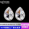 Moissanita Wuzhou Corte Rosa Forma de Pera Gota de Agua Fondo Plano Grado D/Def Piedra Suelta Translúcida y Blanca, Calidad, Pasa la Prueba del Bolígrafo