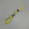 Lanyard de Paracord Trenzado con Gancho Hebilla de Liberación Rápida de Anilla en D para Botella de Agua Soporte para Botella de Agua Mineral Mosquetón Gancho para Mochila de Exterior