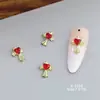 Accesorios Populares Transfronterizos para Uñas DIY: Cruz Chrome Hearts, Pedrería Suelta Brillante 3D, Pedrería Decorativa de Aleación en Forma de Corazón