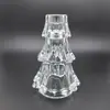 Candelabro de Cristal Retro Europeo Decoración de Mesa de Comedor Adornos Props para Fotos de Instagram Árbol de Navidad Vela Aromática Portavelas Pequeño