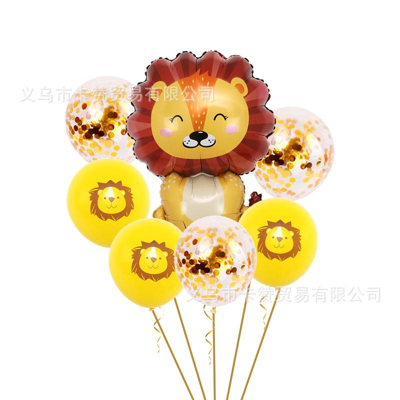 8pcs仿真狮子套餐2