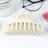 Pinza de Tiburón Grande con Forma de Hueso de Dragón para Mujer, Pinza para el Cabello Mate Exquisita y Sencilla, Pinza para Cola de Caballo, Pasador, Hecho a Medida