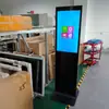 Pantalla de publicidad LCD vertical de 32 pulgadas, alta definición, alto brillo, antirreflejos, pantalla inteligente, pantalla grande para guía de compras, unidad independiente con ranura para tarjeta para publicación de contenido