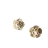 Pendientes de Botón de Perla Camelia 2022 Florales Vintage para Mujer Verano Pendientes de Nicho Lujo Ligero Artesanía Exquisita Pendientes