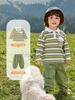 Camiseta de Manga Larga Kaka Panda para Niños Ropa de Otoño Infantil Camiseta Básica Casual para Niños Ropa Moderna de Bebé para Primavera y Otoño