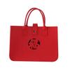 Bolsa de Mão de Feltro para Casamento Bolsa de Feltro Feliz Bolsa de Mão de Feltro Presente de Feltro Portátil Bolsa de Compras Portátil Logotipo impresso