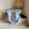 Bolso de Moda 2026 Estilo Nuevo Bolso Acolchado de Algodón para Mujer, Adecuado para el Trabajo Diario, Uso Casual, Bolso Cruzado, Bolso de Mano para Clase, Bolso Grande de Moda