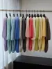 Ropa Hongmi/ "Candy Party" 13 Colores~ Camiseta de Punto Ligera y Cálida con Forro de Polar de Manga Corta para Mujer ROAZZY036