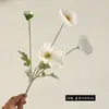 Ramo realista de flores artificiales de amapola para decoración de escenas, flores de amapola de alta gama para uso en bodas, flores artificiales