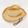 Nuevo sombrero de paja de estilo étnico para mujer de verano, sombrero de paja plegable para el sol, sombrero de playa para exteriores con protección solar para mujer