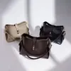 2026 Nova Bolsa de Ombro de Moda de Alta Qualidade Versátil para o Dia a Dia Couro Genuíno Bolsa Saco de Luxo Leve Bolsa Transversal Simples de Nicho