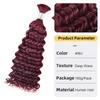 Rastas Trenzas de Cabello Real Ola Profunda Cabello Humano Real Pelucas Vietnamitas Cabello Humano Pelucas de Comercio Exterior