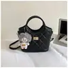 2026 Nuevo Bolso de Mano Casual de Moda Tendencia Color Sólido Simple para Viajes Diarios Bolso Cubo Elegante de Un Solo Hombro Cruzado