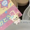 Pinzas para el Cabello de Oso y Conejo Color Crema para Pijama, Accesorios para el Cabello Lindos y Divertidos para Niñas, Pinzas Pequeñas de Rilakkuma, Pinzas Laterales