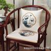 Cojín de Sofá de Madera Roja Estilo Chino Nuevo Muebles de Madera Maciza Cojín de Asiento Cojín para Silla de Té Taishi Antideslizante Transpirable Universal para Cuatro Estaciones