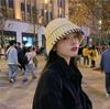 Ding Walk Super Estilo Estrangeiro Coreano Artesanal Crochê Bucket Hat Crianças Outono e Inverno Vintage All-match Chapéu Pescador Quente