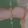 Celebridad de Internet Pulsera de Novia con Perlas de Tulipán para Mujer Pulsera de Alto Nivel Joyería Diseño de Nicho para Novia Estudiante ins