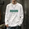 Nueva Camiseta Versátil de Cuello Redondo para Hombre Otoño 2026 Trendy Creativa Casual Sudadera Superior para Hombre LOGOTIPO Personalizable