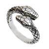 Anillo Personalizado Combinación Patrón Serpiente Europeo y Americano Ins Hombres y Mujeres Exagerado Hip-Hop Animal Anillo Serpiente Suministro Exportación Comercio Electrónico