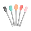 Conjunto de 5 Raspadores de Silicone Coloridos Mini Transfronteiriços Raspador Espátula de Creme para Bolo Conjunto de Ferramentas de Cozinha para Assar