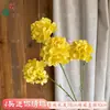 Simulación 4 Cabezas Hortensia Hortensias en Manojos Venta al por Mayor Decoración de Boda en el Extranjero Decoración para el Hogar Arreglo Floral Decoración