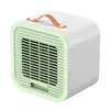 Nuevo ventilador de aire acondicionado USB portátil de pelo liso de fábrica con ventilador de enfriamiento por agua helada, ventilador de escritorio conveniente de 3 velocidades para oficina
