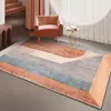 Atacado transfronteiriço de tapetes modernos e minimalistas para sala de estar, tapetes de área grande para sofá e mesa de centro, tapetes de veludo cristalino resistentes a manchas e fáceis de limpar
