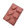 Molde de mousse de amor transfronterizo para 6 moldes de postre francés DIY, herramientas para hornear, molde de silicona para pasteles, molde para jabón