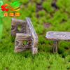 Musgo Micro Paisaje Suculenta Adornos Amor Romántico Taburete Artesanía de Resina Adornos Pequeños Materiales DIY