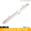 Conector Fixador de Ângulo Reto 90 Graus Móvel com Furo Longo Ajustável Código Oval em Aço Inoxidável Suporte Espessado em Forma de L
