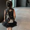2026 Nuevo Estilo Coreano Mini Clutch de Pedrería Estilo Infantil para Padres e Hijos de Mano Cadena Bandolera Accesorio Lápiz Labial Bolso Pequeño