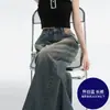 Jeans de Pierna Recta para Mujer, Tendencia Otoño e Invierno 2025, Nuevos de Cintura Alta, Sueltos, Estilo Retro Americano, Pantalones Estrechos de Pierna Ancha