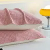 Funda de Almohada de Gasa de Algodón Puro, Funda de Almohada Suave de Alta Gama, Antideslizante para Adultos, Sin Pelusa, Para Estudiantes Nuevos, Pareja, Funda de Algodón