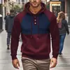 Nova Marca Trendy Masculina Europeia e Americana Cross-Border Amazon Temu Shein Fabricante Cross-Border Moletom com Capuz Casual Esportivo Novo