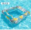 Suministro en Stock Fila Flotante de Agua Cuadrada Sillón Reclinable de Malla PVC Espesada Fila Flotante Montaje en Agua