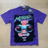 Comercio Exterior Transfronterizo Hellstar Hellstar Marca de Tendencia Europea y Americana Talla Grande Holgada Sudadera Camiseta Casual de Manga Corta para Hombre y Mujer
