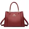 2026 Nueva Bolso Cruzado de un Hombro para Mujer Bolso de Mano Versátil Simple de Gran Capacidad Cuero Suave Bolso para Mamá Bolso de Lujo Ligero para Mujer