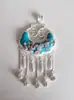 Joyería Miao de Plata Hecha a Mano para Mujeres, Joyería Bordada de Estilo Étnico, Nuevos Diseños de Bordado