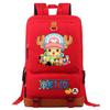 Mochila escolar de gran capacidad con estampado de Luffy de One Piece para estudiantes jóvenes, mochila de viaje para hombres y mujeres