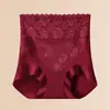 Ventas Directas de Fábrica Artículo Popular Transfronterizo: Pantalones Moldeadores de Cuerpo Rojos Cómodos Transpirables Sin Costuras de Cintura Alta Control de Abdomen Levanta Glúteos para el Año de Nacimiento