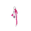 Colgante de Bolsa Serie Miu Serie Deportiva Cuerda Tejida a Mano Corazón de Niña Coche Llavero Versátil Venta al por Mayor de Fábrica