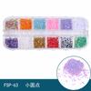 Novas Lantejoulas para Nail Art 12 Caixas Material DIY para Unhas Joias para Nail Art Borboleta Trevo de Quatro Folhas Chama Estrela de Cinco Pontas
