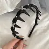 Diadema de Peine Invertido con Lazo Estilo Ballet y Pedrería para Mujer 2025 Nueva Diadema de Presión de Gama Alta para Lavarse la Cara con Dientes