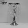 Suporte de flores para mesa adereços de casamento nova cortina de contas de cristal recipiente de flores decoração de local de casamento decoração da mesa principal ornamentos de ferro forjado