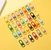 Chaveiro Fivela de Porta Giratória em Forma de U Pingente de Boneca Acessório DIY Liga de Zinco 33mm Pequena Fivela de Porta