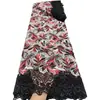Tejido de encaje calado floral bordado soluble en agua, encaje para vestido de mujer de banquete étnico de Xinjiang, accesorios para vestidos de novia