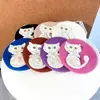 Boina de Lana con Parche de Gato Fábrica En Stock Suave Linda Boina para Niña Otoño e Invierno Dulce Gorro Boina al por Mayor