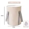 Balde de Pé Dobrável de Viagem Portátil Balde de Pé para Conservação de Calor com Altura Acima da Panturrilha Balde Profundo Doméstico Multifuncional