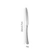 Juego de Cubiertos Amazon de Acero Inoxidable Martillado: Cuchillo, Tenedor, Cuchara para Hotel y Restaurante Occidental, Cuchillo para Filete, Cuchara de Postre, Cucharita de Café, Lujo Ligero